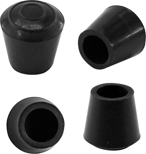 bociloy 16Pcs 7/16 Inch 11mm 12mm) Round Chair Leg Caps, Flexible Rubber Tips Cover Furniture Foot Protectors Floor