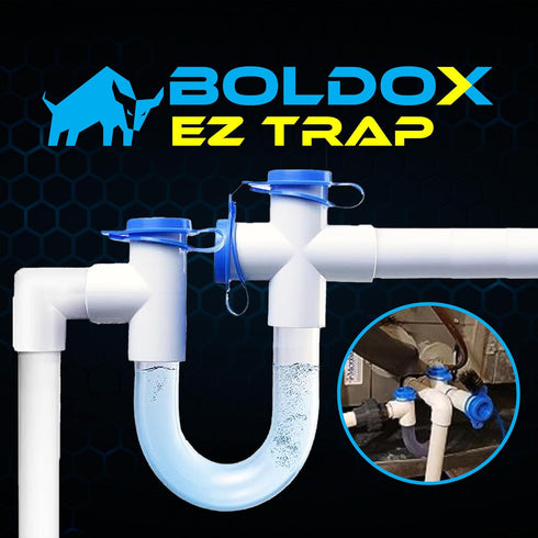 Condensate Trap 3/4 PVC P Trap HVAC with Clear Tubing to Spot Dirt & Debris for HVAC Systems