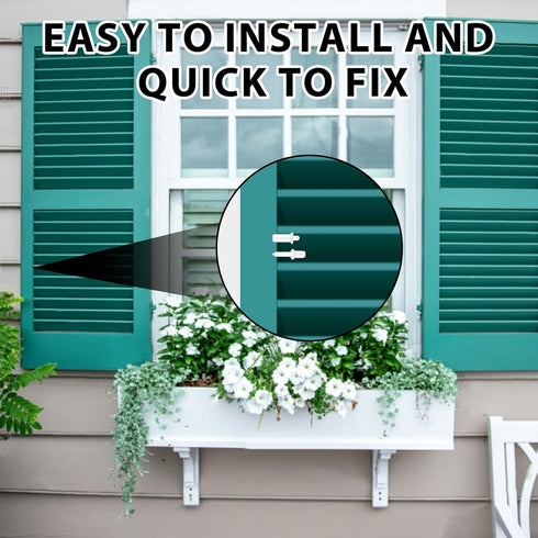 Wulitaotao 125 Set, Pins,0.75inch 0.6inch PCS Repair Plantation Shutters Tool Plantation Shutter Louvers Staples