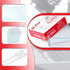 Microscope Slides Clear Glass 50 Pcs Pre-Cleaned Blank 1" x 3" with 100pcs Pre-Cleaned 20mm x 20mm Cover Slips