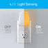 Home,76135, 2 Pack GE Sleeplite Night Lights Plug Into Wall, Dusk to Dawn Sensor, Ambient Lighting, Sleep Aid, Bathroom