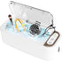 Ultrasonic Jewelry Cleaner, 48KHz Professional Chargeable Ultrasonic Cleaner with Digital Timer for Eyeglasses, Watch,