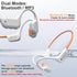 2026 IP68 Swimming 32GB MP3 Swimming/Marathon/Cycling(Orange Bone Conduction Bluetooth Headphones-SwimBeats, Waterproof