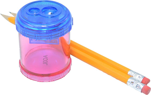 Westcott Plastic Manual Pencil and Crayon Sharpener, Assorted Colors, Single