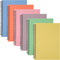 Fuutreo 6 Pcs B5 Spiral Notebook for Work, 10.5 x 7.45 Inch College Ruled Kraft Cover, 70 Sheets, 140 Pages