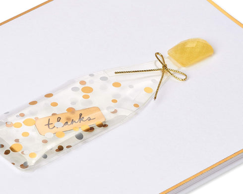 Premium Papyrus Mother's Day Thank You Card - Message in a Bottle Design