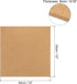 PATIKIL 12x12" Cork Board Tiles, 5/16" Thick, 2 Pack Self Adhesive Bulletin Board for Home Office DIY