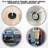 Ezymivs 1 Inch Grommets 6 Grommet Grommet Rubber for Wiring, Pieces Round Desk Firewall Hole Rubber Plugs Double-Sided