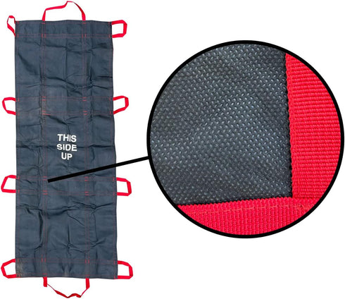 500 Lb Rescue Essentials Brand Public Access QuikLitter, Red Nylon Handles, Non-Woven Fabric, Rated, Low Cost