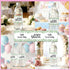 SRLDCR 100PCS Greenery Plant Wraps Water Bottle Labels Water Bottle Labels Waterproof for Baby Shower Party Welcome