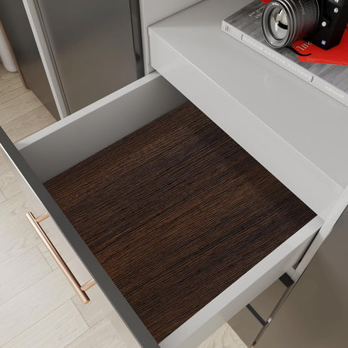 17.7x276 Countertops Counter ReWallpaper Brown Wood Contact Paper Thick Walnut Wood Grain Peel and Stick Kitchen