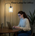 lumsic Bulb, Floor Lamps for Living Room, Industrial Floor Lamp for Bedroom, Modern Standing Lamp with Foot Pedal