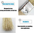 Wooden Handled Hog Bristle Radiator Paint Brush, 11" Long, 1" Brush Width (2 Pieces)