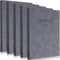 SATINIOR 5 Pack A4 Notebooks, Large Journal, 360 Pages, Leather Softcover, 8.5'' x 11'' (Gray)