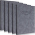SATINIOR 5 Pack A4 Notebooks, Large Journal, 360 Pages, Leather Softcover, 8.5'' x 11'' (Gray)