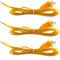Clear Gold Lamp Cord, 8 Feet Transparent Replacement Cords for Lamp Repair, 3 Pack SPT-1 Wire, 18 AWG DIY Cable