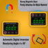 Magnetic Digital Angle Finder Protractor Inclinometer - Cube Digital Level Angle Gauge with Magnetic Base and Backlight