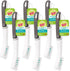 Scotch-Brite Tile & Grout Brush, Strong Bristles to Scrub Away Grime, 6