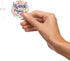 easykart 500 Thank You Stickers 1.5" Round Multi Color Flower Design for Birthdays, Weddings, Giveaways