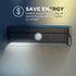 2-Pack, (ELI0989V) Home Zone Security Solar Step Lights - Motion Sensor LED Outdoor Deck and Step Lights with No Wiring