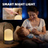 3 Dimmable 1 Pack LED Table Lamps Wireless with Bluetooth Speaker, USB-Powered Music Table Lamp with Light Modes