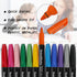 Dabo&Shobo Wet Erase Markers, 24-Count Smudge-Free Fine Tip, Erases With Water for Office, School, Home