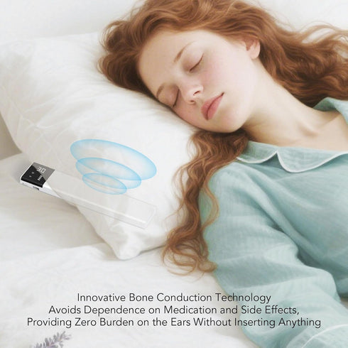 36 CCYLEZ Pillow Speaker, Non Invasive Sleep Aid with Bone Conduction Technology and White Noise Options