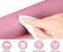 Dual Sided PU Leather Desk Pad, Non-Slip Mouse Pad, Waterproof Writing Mat for Office and Home, Pink+Purple