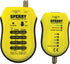 Sperry Instruments TT64202 Cable Test Plus, Coax & UTP/STP Cable Tester, 2 Pc. Kit, Yellow & Black