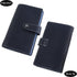 lizimandu Business Card Holder Book - PU Leather Organization Binder for Men & Women, Holds Up to 96 Cards (1-Black)
