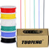 TUOFENG 22awg Wire Flexible Silicone Wire,22 Gauge Tinned Copper Wires Silicone Rubber