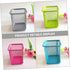 Operitacx 3pcs Pen Bucket Colored Pencils Metal Holder - Square Mesh Pencil Holder for Desk & Makeup Brushes