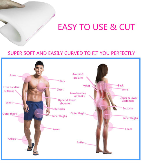 4Pack 8"X11" Lipo Foam Board Liposuction Surgery waist-supports Foam Sheet for Recovery BBL Supplies Lipo Foam Pads