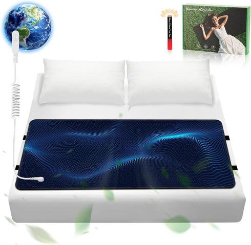 Grounding Mat with Grounding Cord, Anti-Static Earthing Pad for Home & Bed
