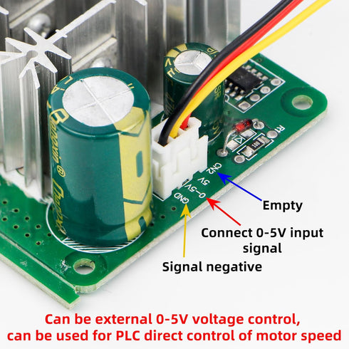 RioRand Upgraded 6V-90V 15A DC Motor PWM Speed Controller, 1PC