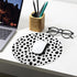 Boutilon Round Mouse Pad, Non-Slip Rubber Base, Washable Small Mouse Mat 7.9 x 7.9 Inch for Computer, Office