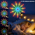 FlyQintess Smart Firework Led Lights, LED Strip Light with Remote App & Timer, Color Changing Music Sound Activated