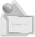 T&M Quality Designs LLC 100 Thank you cards with envelopes and stickers, Silver Foil Stamping