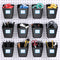 Namalu 12 Pack Peg Board Storage Bins with Labels and Hooks, Square Box Shape Organizer for Craft Room