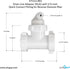Drain Line Adapter (DLA) with 1/4-inch Quick Connect Fitting for Reverse Osmosis filter