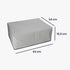 TS3550i TS3551i kwmobile Dust Cover Compatible with Canon PIXMA / - Printer Case - Fabric Protector Cover - Light Grey