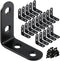 20 Pack 1-9/16" L Brackets for Shelves Corner Brace| Heavy Duty Stainless