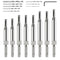 17pcs VIX Bits Self Centering Drill Bit Set, 1/4" Hex Shank Hinge Tapper Core Drill Bit Set for Woodworking