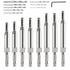 17pcs VIX Bits Self Centering Drill Bit Set, 1/4" Hex Shank Hinge Tapper Core Drill Bit Set for Woodworking