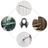 10PCS 1/4 Inch M6 Stainless Steel Wire Rope Cable Clip Clamp