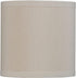 Aspen Creative 31002A Small Clip-On Drum Lamp Shade in Butter Crme, 5" Top x