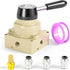 TAILONZ PNEUMATIC Rotary Lever Hand Valve HV-02 1/4”NPT Air Flow Control 3 Position