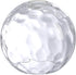 Aspen Creative 28009-63-1 Clear Hammered Glass Shade for Pendant Lights, Wall Sconces, and Lamp