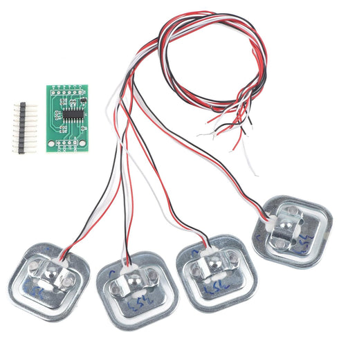 20kg Load Cell, Pressure Sensor 5kg Load Cell and Hx711 Electronic Components Hx711 Load Cell Load Cell Hx711 Used to Measure Force Pressure Displacement Strain Acceleration