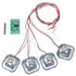 20kg Load Cell, Pressure Sensor 5kg Load Cell and Hx711 Electronic Components Hx711 Load Cell Load Cell Hx711 Used to Measure Force Pressure Displacement Strain Acceleration